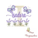 Matriz de Bordado Jardim Lavanda Isadora