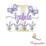Matriz de Bordado Jardim Lavanda Izabela