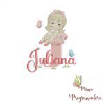 Matriz de Bordado Juliana bailarina