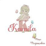 Matriz de Bordado Kamila bailarina