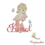 Matriz de Bordado Karol bailarina