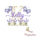 Matriz de Bordado Jardim Lavanda Kelly