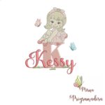 Matriz de Bordado Kessy bailarina