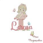 Matriz de Bordado Lorena bailarina