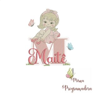 Matriz de Bordado Maitê bailarina
