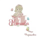 Matriz de Bordado Manuela bailarina