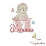 Matriz de Bordado Mariana bailarina