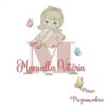 Matriz de Bordado Manuella Vitória bailarina