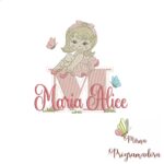 Matriz de Bordado Maria Alice bailarina