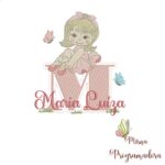 Matriz de Bordado Maria Luíza bailarina