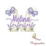 Matriz de Bordado Jardim Lavanda Melina