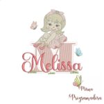 Matriz de Bordado Melissa bailarina
