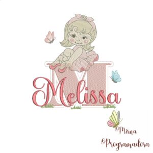 Matriz de Bordado Melissa bailarina