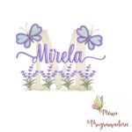 Matriz de Bordado Jardim Lavanda Mirela
