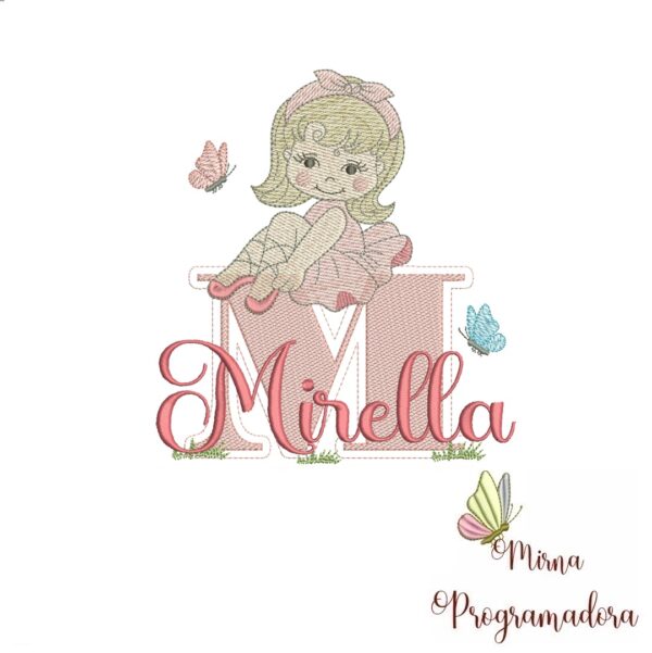 Matriz de Bordado Mirella bailarina