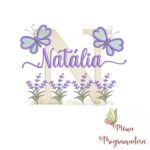 Matriz de Bordado Jardim Lavanda Natália