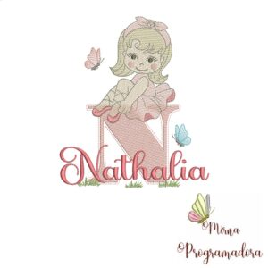 Matriz de Bordado Nathalia bailarina