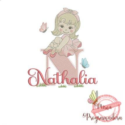 Matriz de Bordado Nathalia bailarina