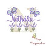 Matriz de Bordado Jardim Lavanda Nathália