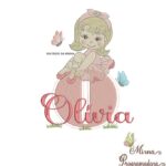 Matriz de Bordado Olívia bailarina