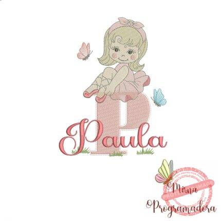 Matriz de Bordado Paula bailarina