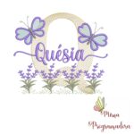 Matriz de Bordado Jardim Lavanda Quésia