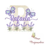 Matriz de Bordado Jardim Lavanda Rafaela