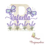 Matriz de Bordado Jardim Lavanda Rafaella
