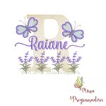 Matriz de Bordado Jardim Lavanda Raiane