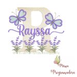 Matriz de Bordado Jardim Lavanda Rayssa