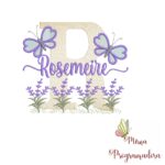 Matriz de Bordado Jardim Lavanda Rosemeire