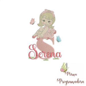 Matriz de Bordado Serena  bailarina