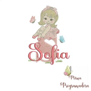 Matriz de Bordado Sofia bailarina