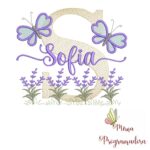 Matriz de Bordado Jardim Lavanda Sofia