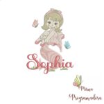 Matriz de Bordado Sophia bailarina