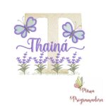 Matriz de Bordado Jardim Lavanda Thaina