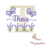 Matriz de Bordado Jardim Lavanda Thais