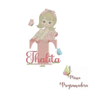 Matriz de Bordado Thalita bailarina