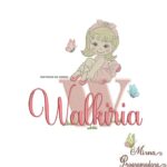 Matriz de Bordado Walkiria bailarina