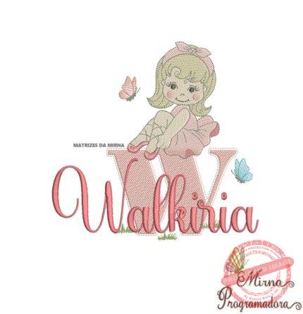 Matriz de Bordado Walkiria bailarina
