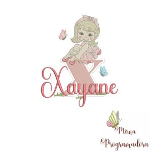 Matriz de Bordado Xayane bailarina