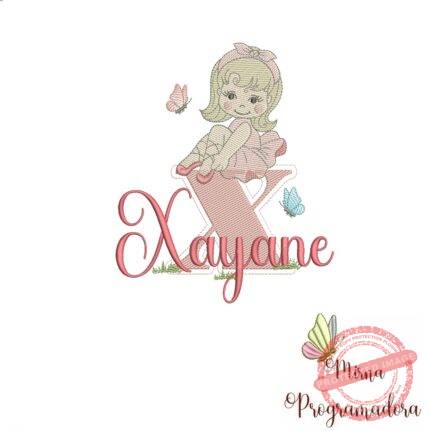 Matriz de Bordado Xayane bailarina