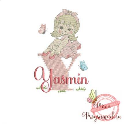 Matriz de Bordado Yasmin bailarina