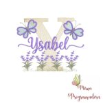 Matriz de Bordado Jardim Lavanda Ysabel