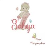 Matriz de Bordado Zahya bailarina