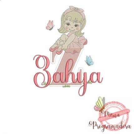 Matriz de Bordado Zahya bailarina