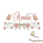 Matriz de Bordado nome Amália