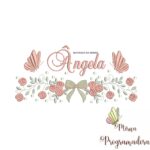 Matriz de Bordado nome Ângela