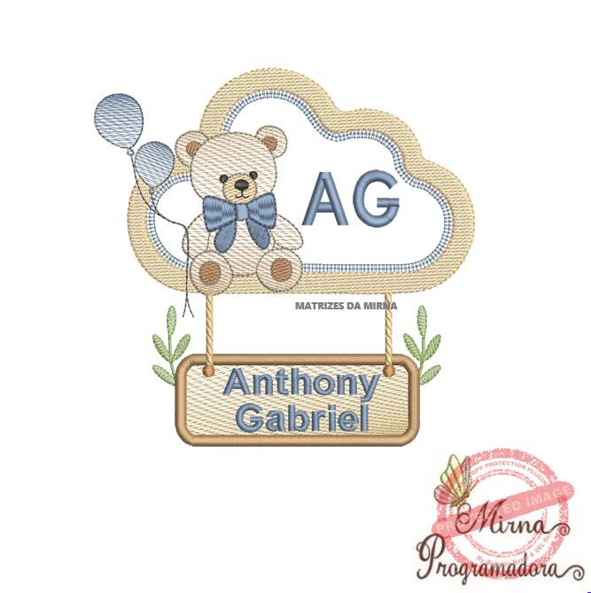 matriz de bordado anthony gabriel matriz de bordado anthony gabriel - Imagem 1
