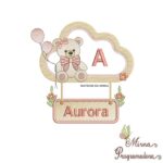 matriz de bordado aurora